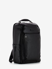 PIQUADRO - Zaino da viaggio personalizzabile PC 15'' pelle nero