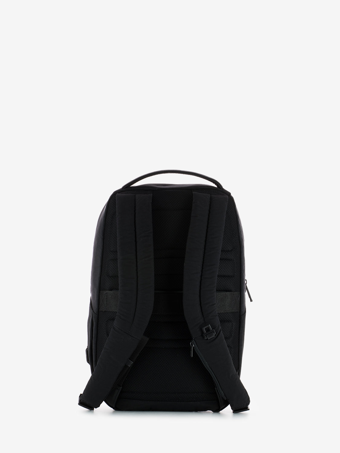 Zaino in pelle e tessuto pc 14''' nero