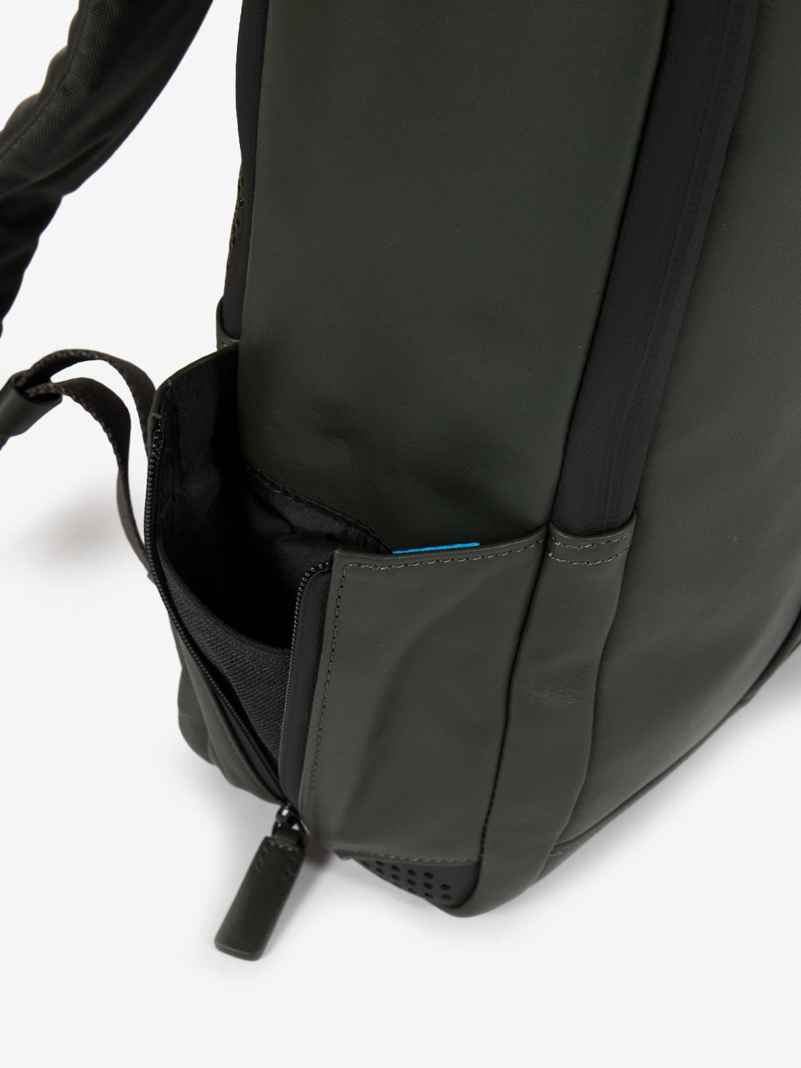 Zaino in pelle porta pc 14'' verde