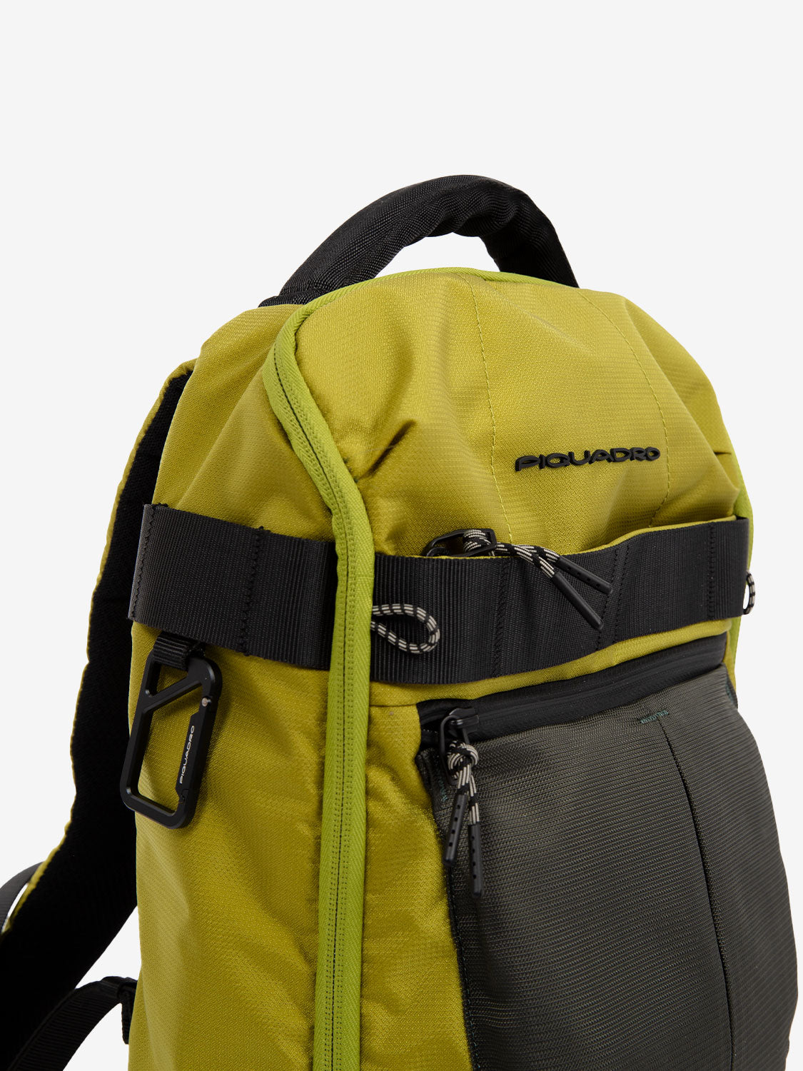Zaino in tessuto porta pc 14'' verde / grigio