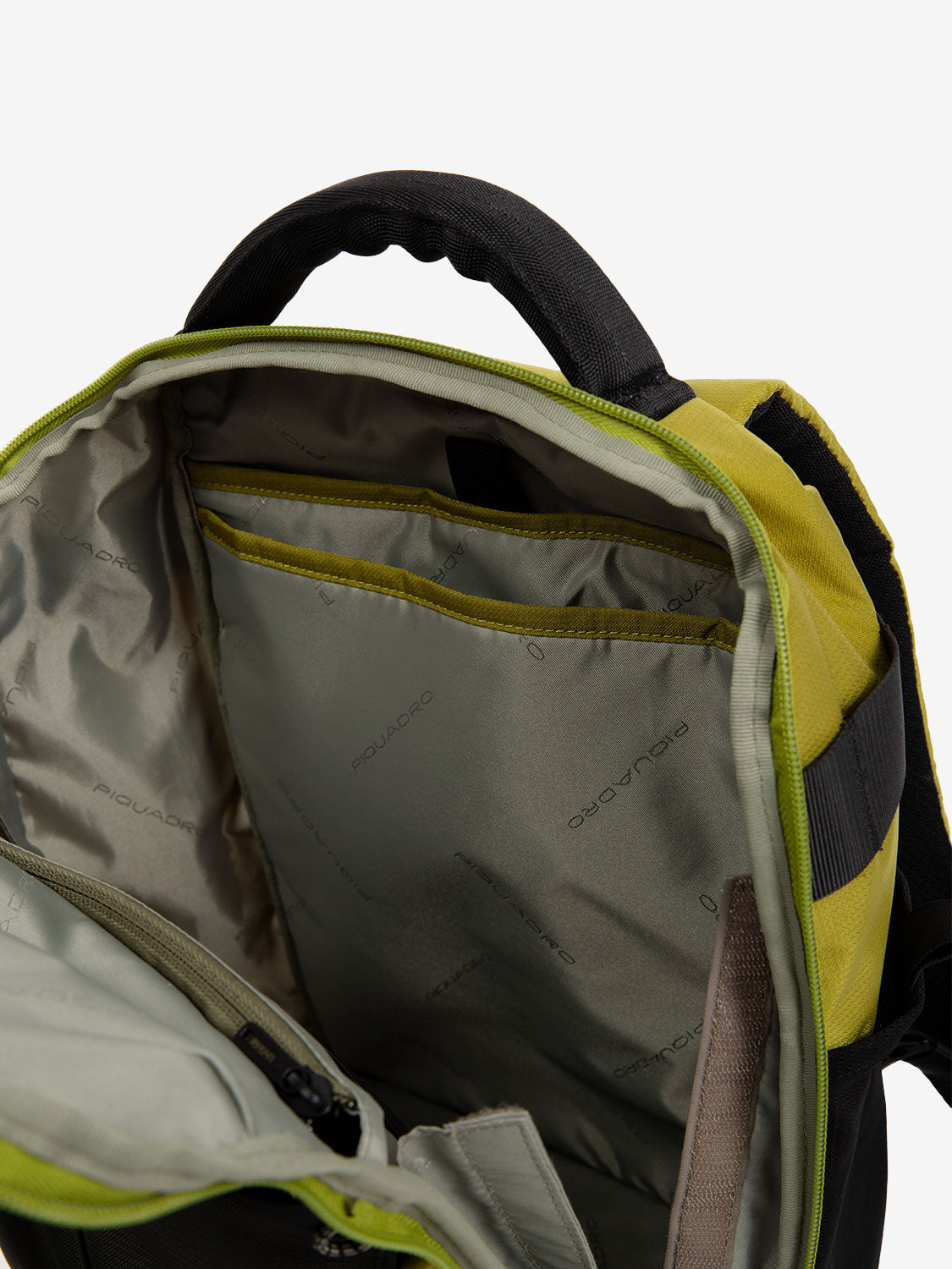 Zaino in tessuto porta pc 14'' verde / grigio