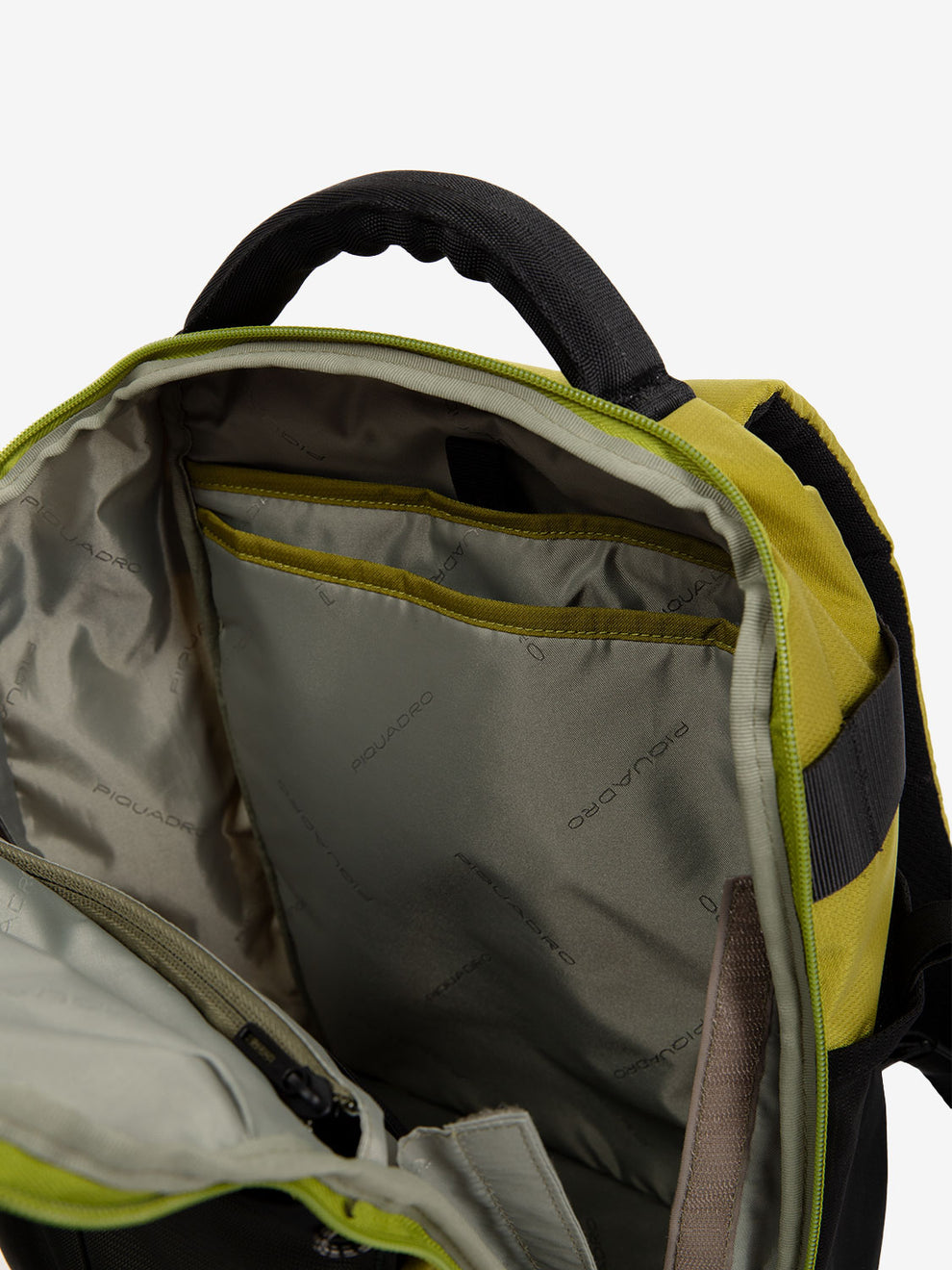 Zaino in tessuto porta pc 14'' verde / grigio