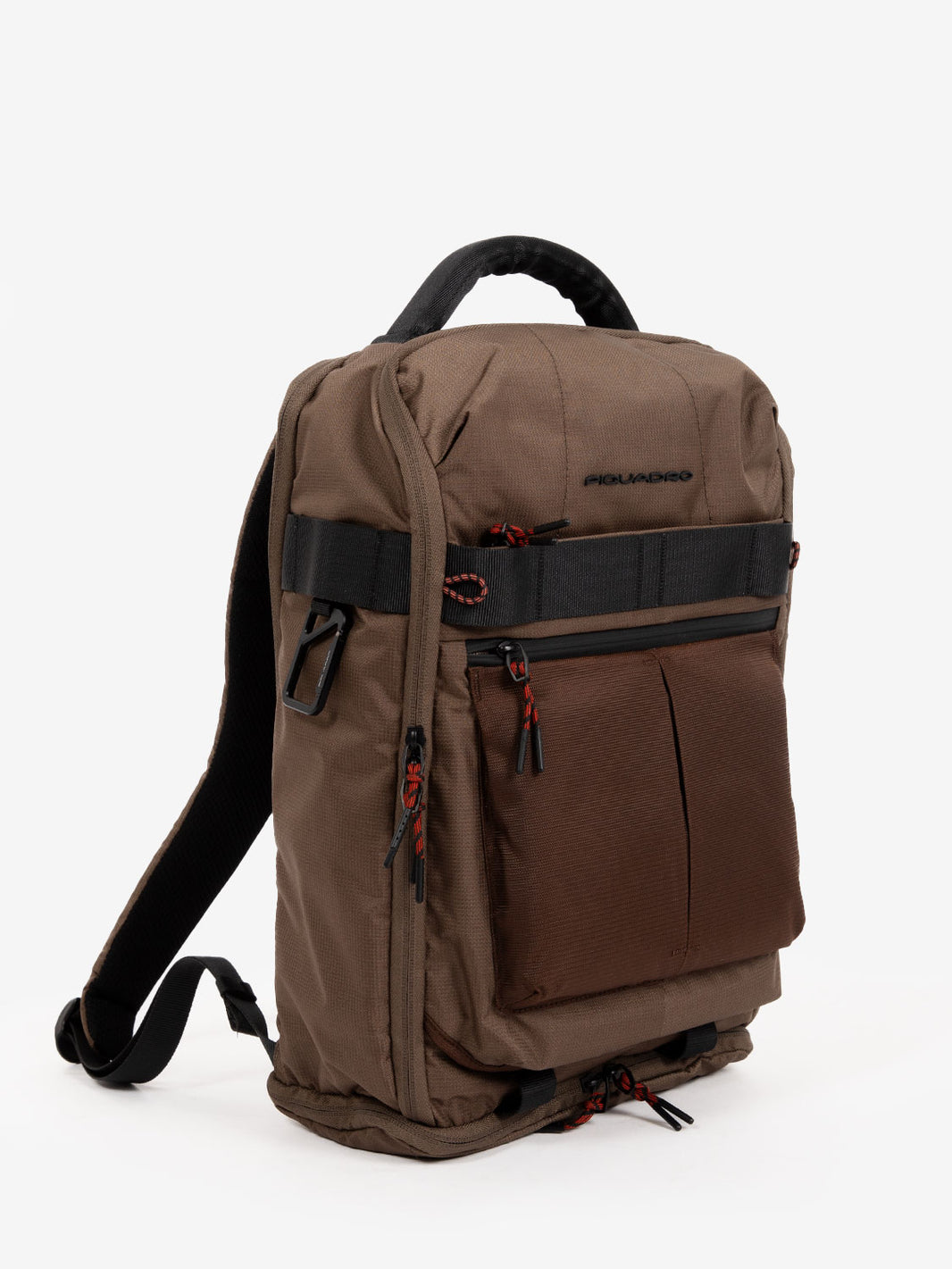 Dove grey 15'' laptop fabric backpack 
