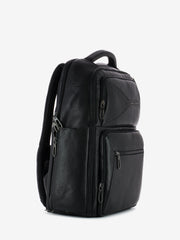 PIQUADRO - Zaino pc 15.6 in pelle nero