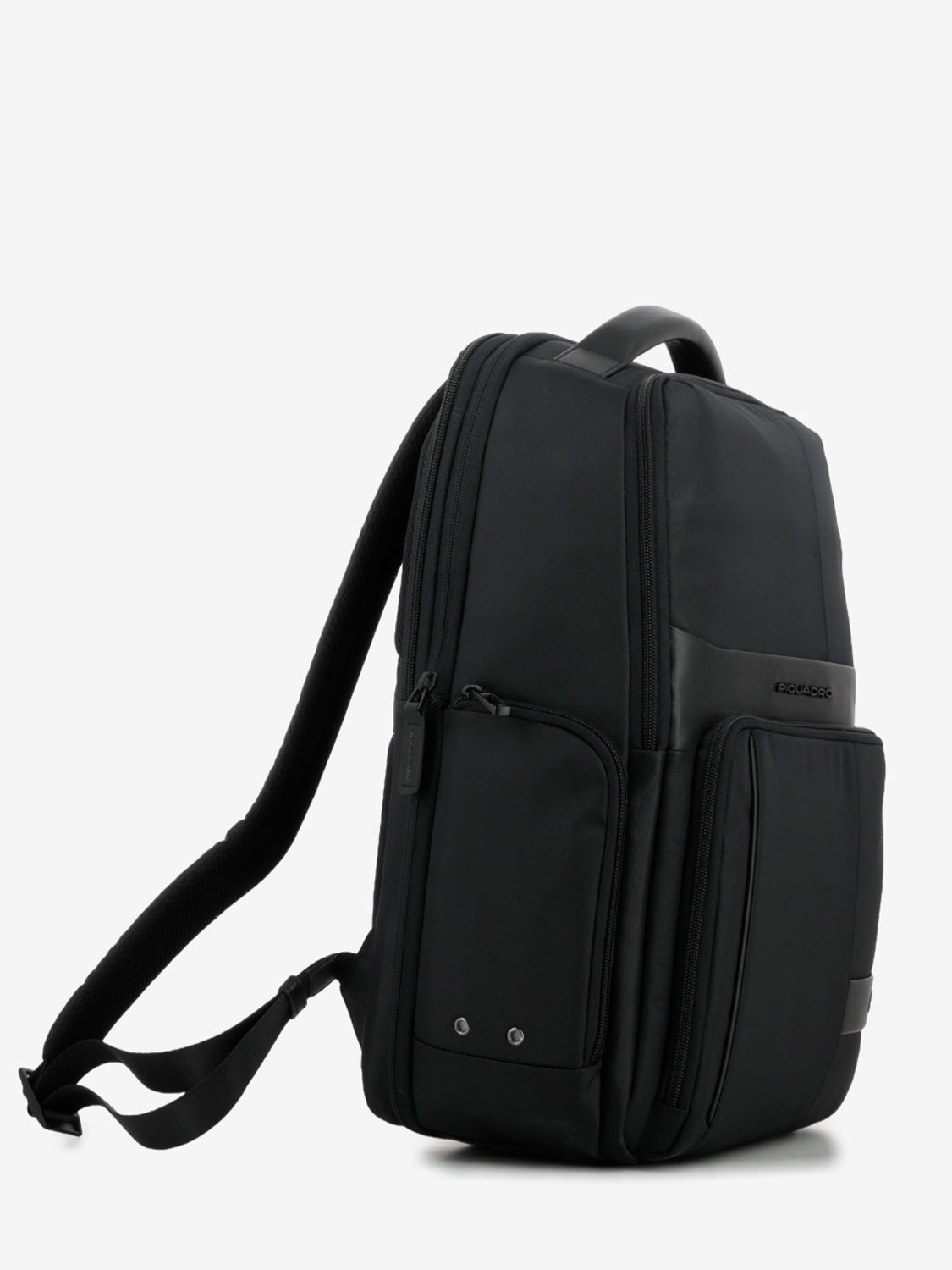 BACKPACK FOR 15.6" PC IN FABRIC AND LEATHER BLACK CA6239W129_N