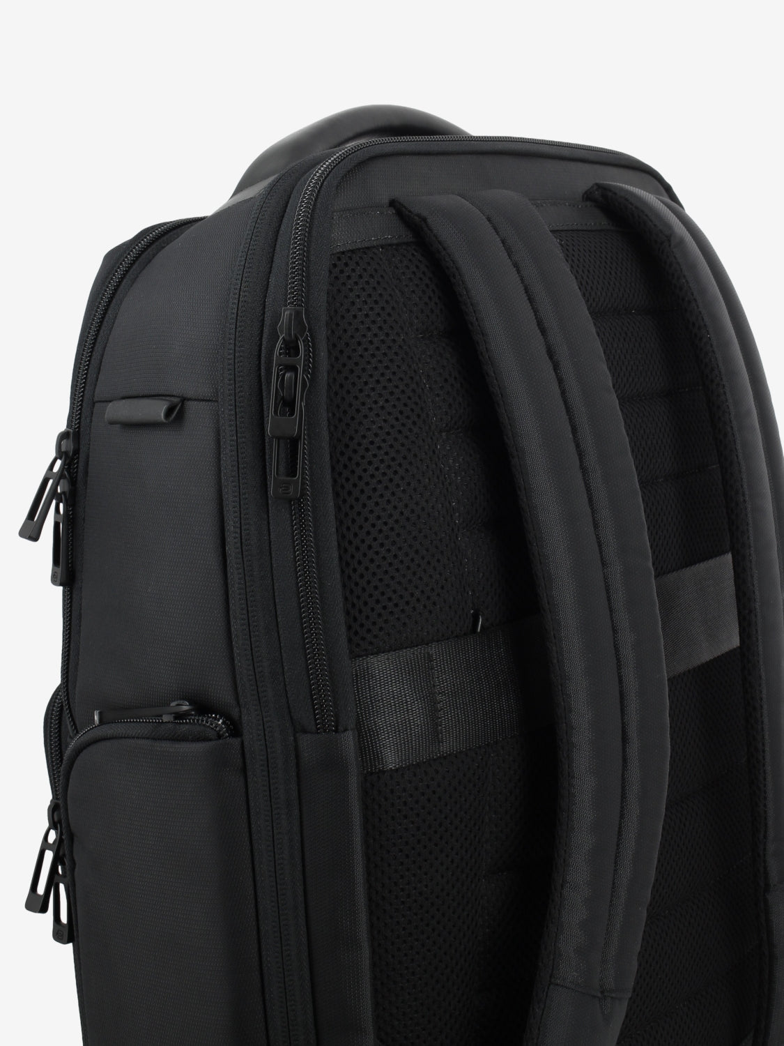 BACKPACK FOR 15.6" PC IN FABRIC AND LEATHER BLACK CA6239W129_N