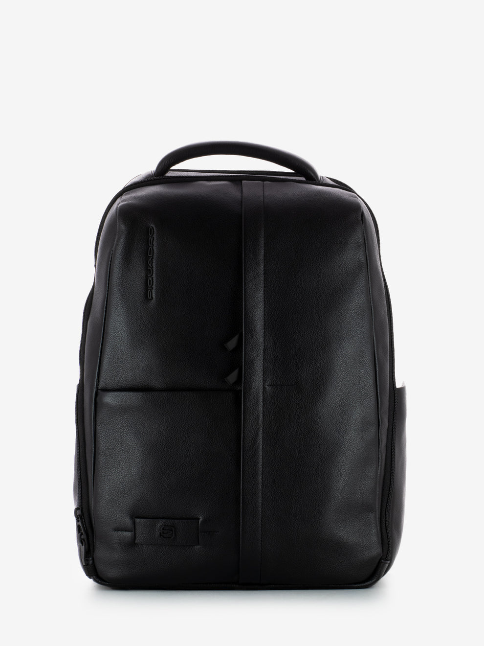Piquadro - Black laptop and iPad backpack with pocket