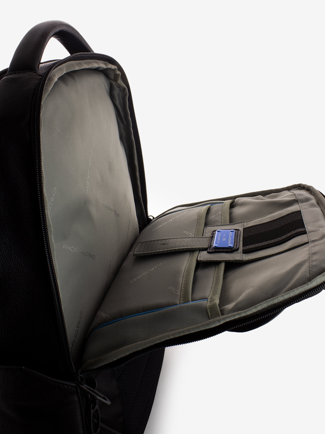 Black laptop and iPad backpack with pocket 
