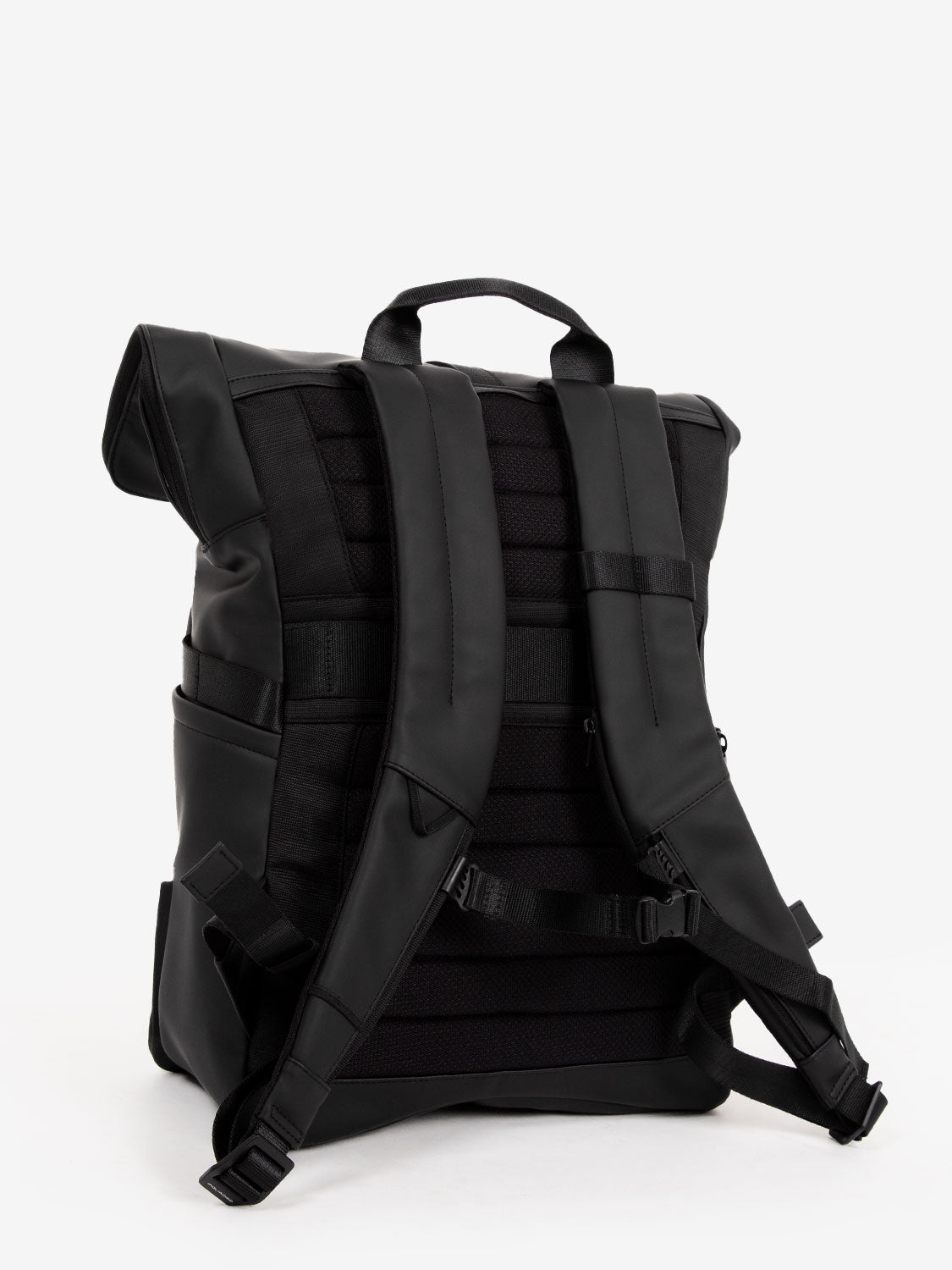 Zaino roll-top per pc e ipad nero