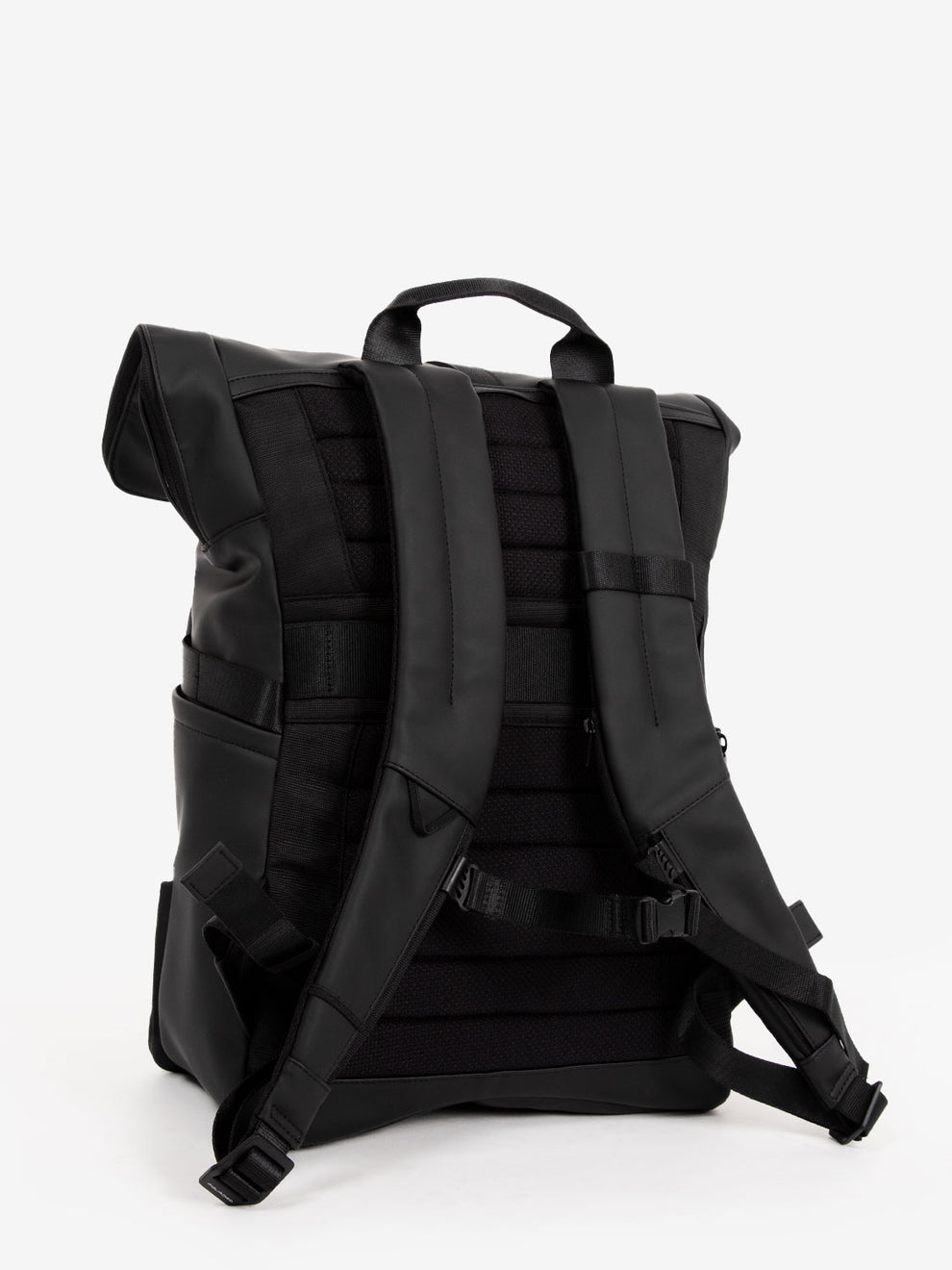 Zaino roll-top per pc e ipad nero