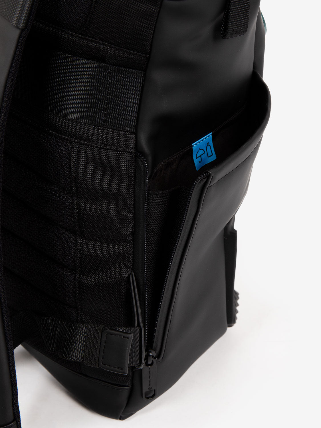 Zaino roll-top per pc e ipad nero