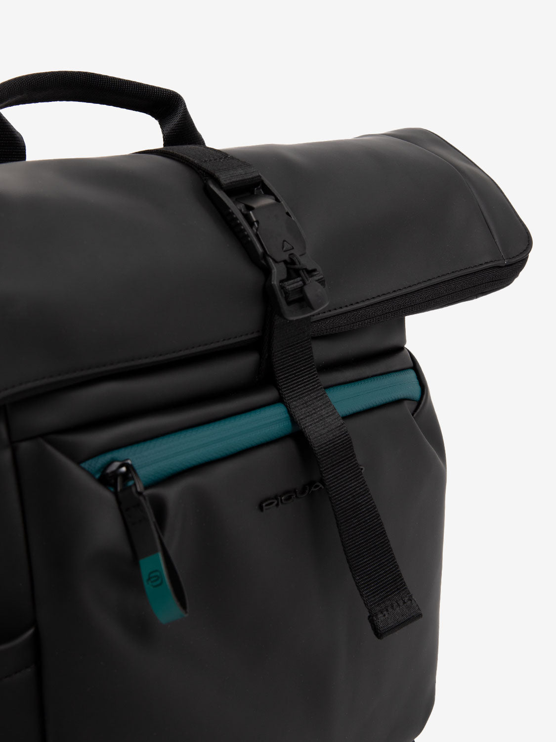 Zaino roll-top per pc e ipad nero