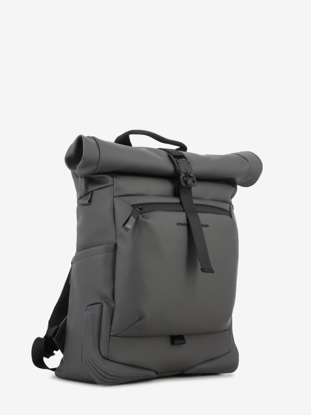 Green roll-top backpack for PC and IPAD®