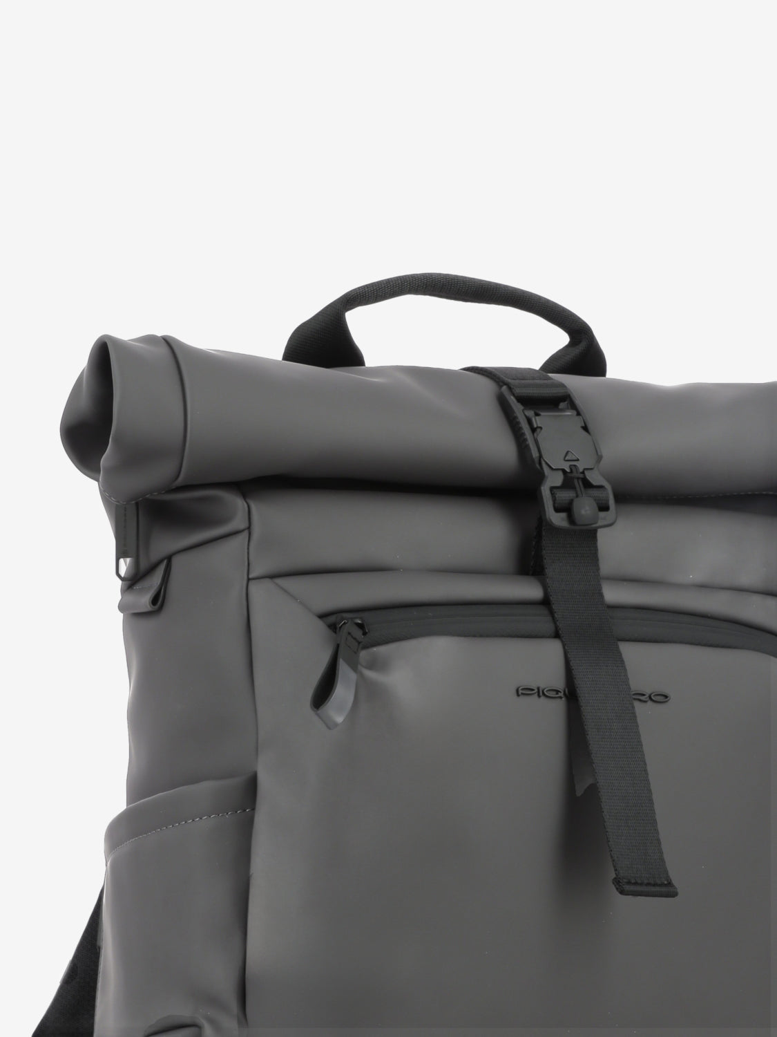 Green roll-top backpack for PC and IPAD®