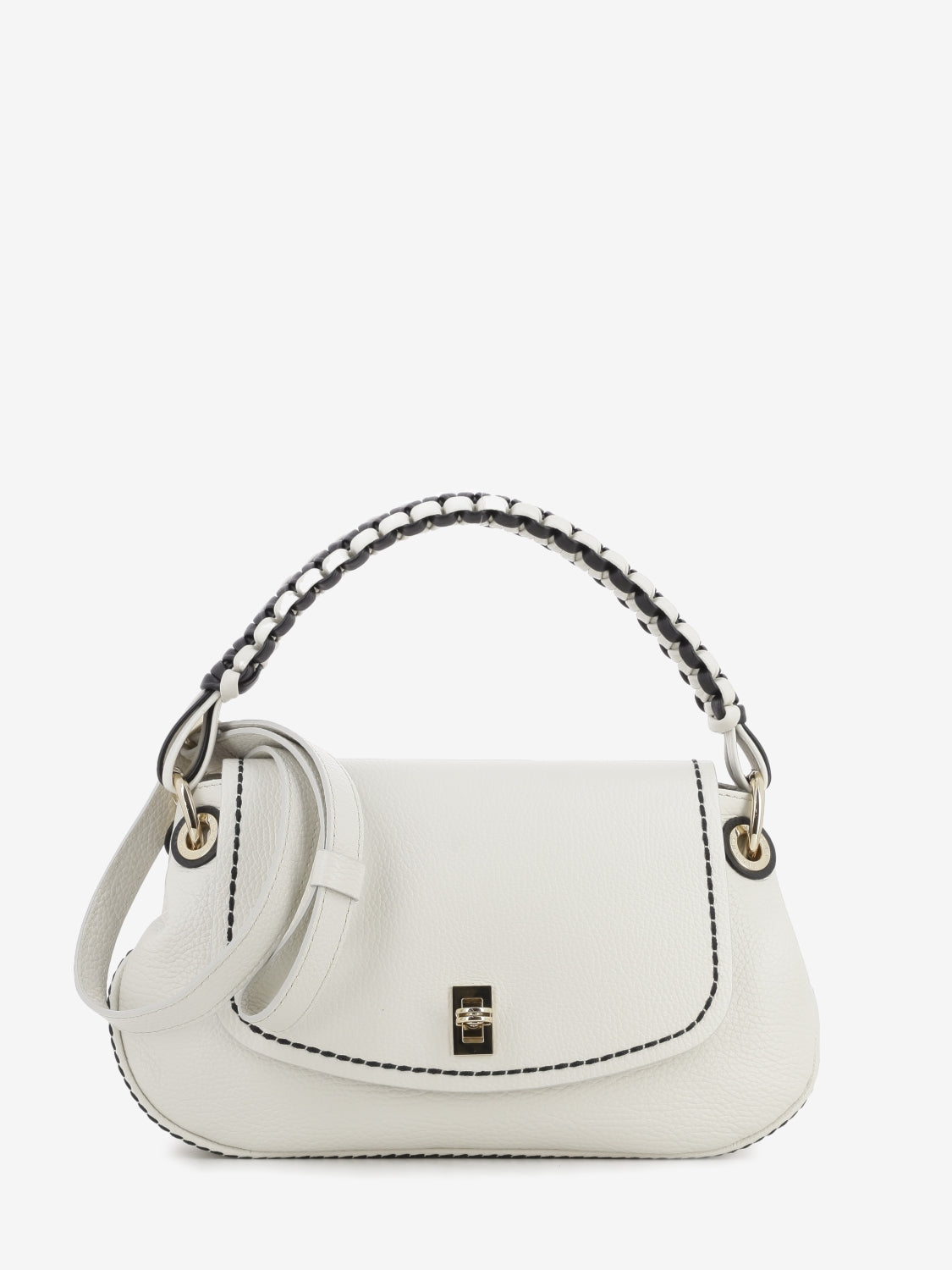 Borsa California a mano latte / nero