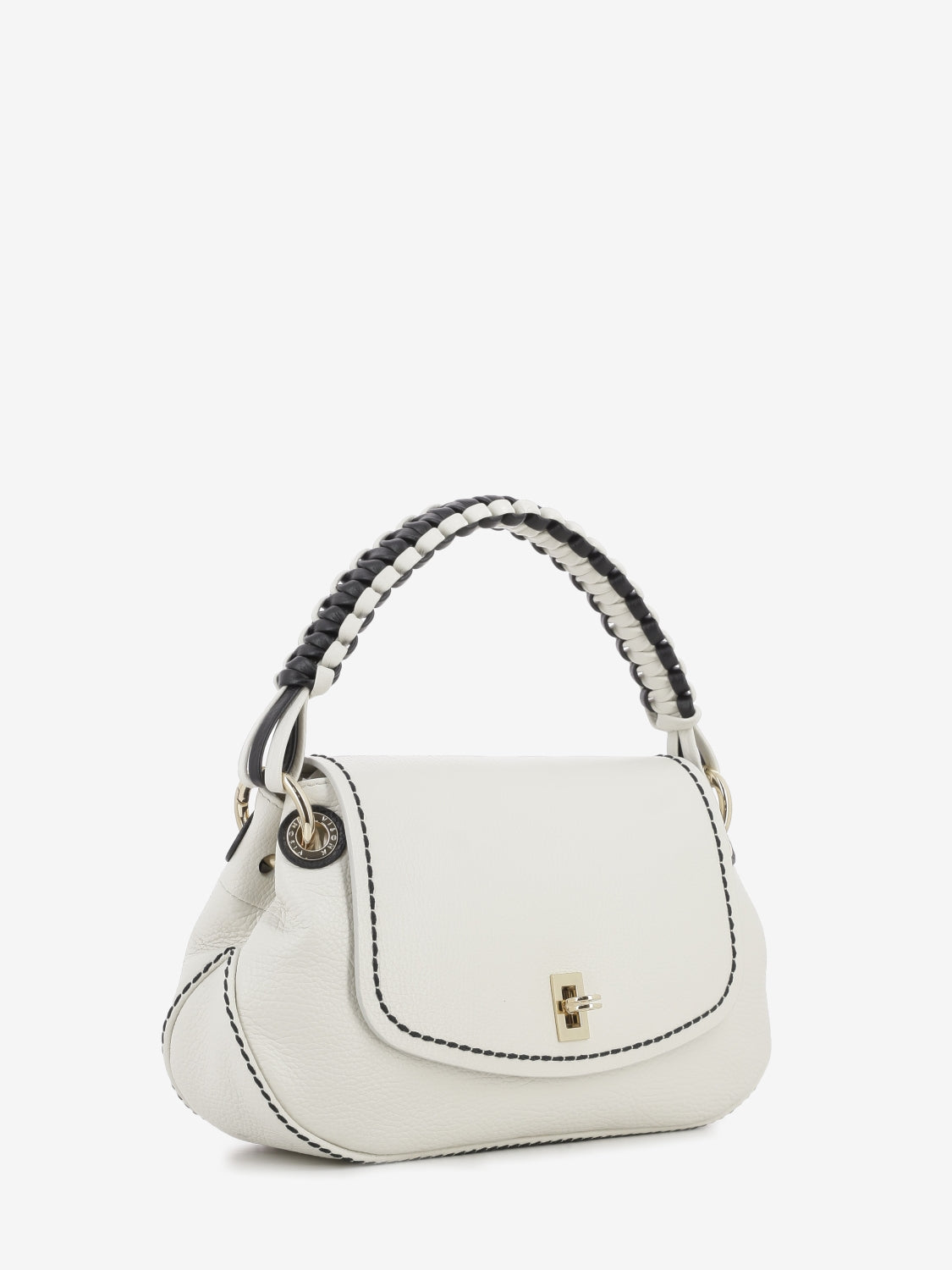 Borsa California a mano latte / nero