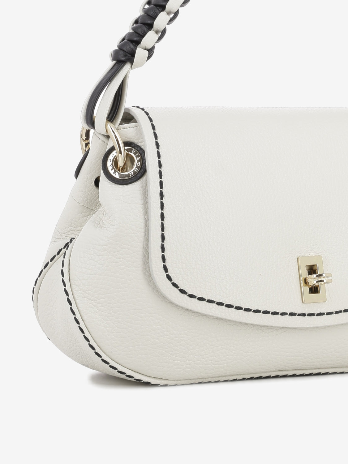 Borsa California a mano latte / nero