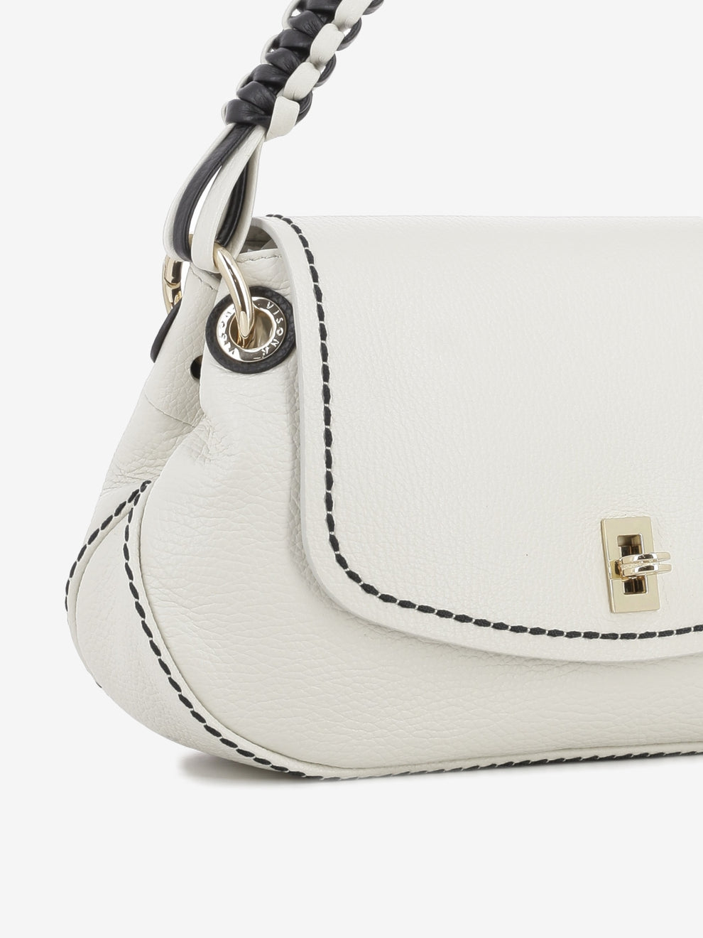 Borsa California a mano latte / nero