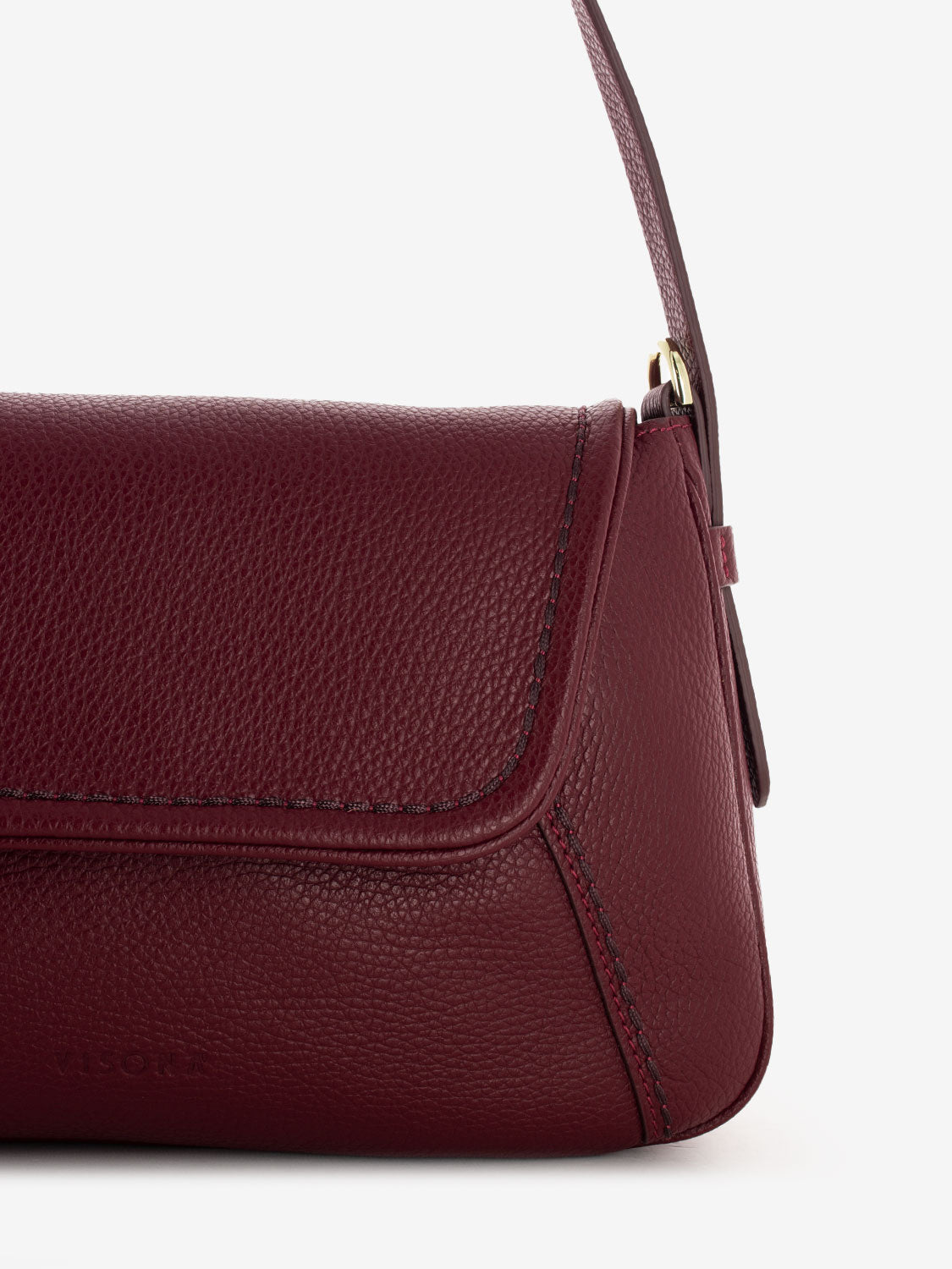 Borsa California con patta vino
