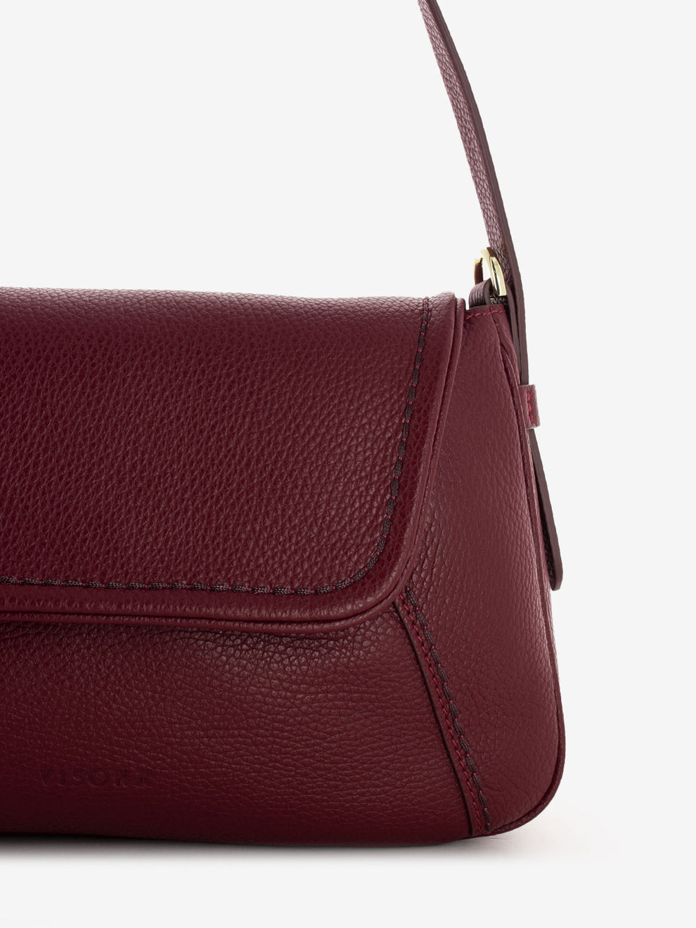 Borsa California con patta vino