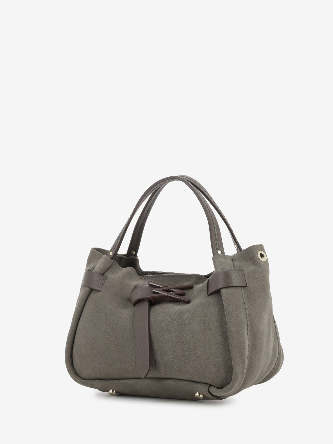 Borsa City in camoscio almond