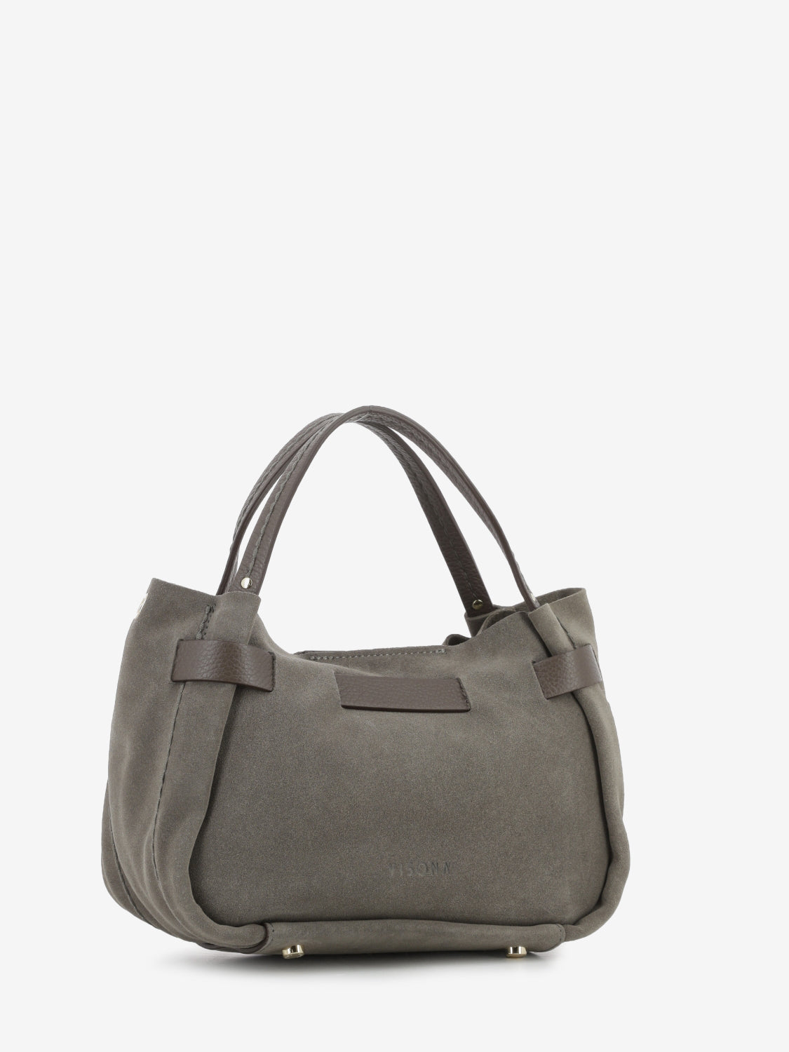Borsa City in camoscio almond