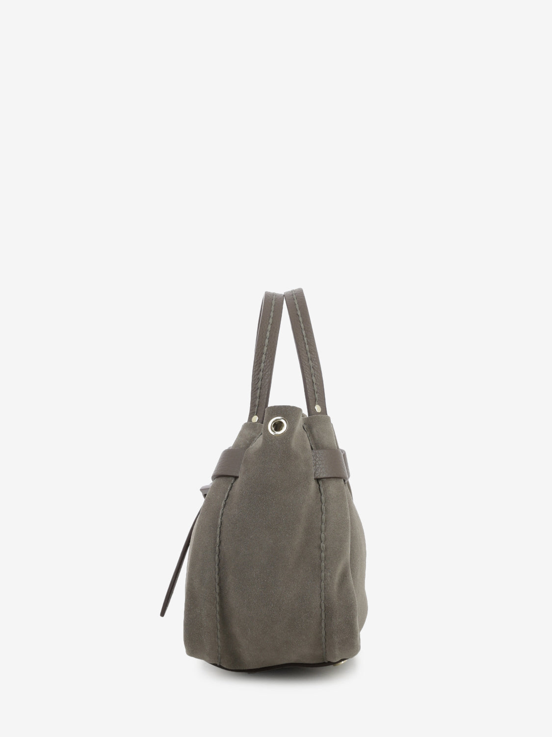 Borsa City in camoscio almond