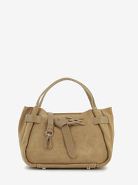 Borsa City in camoscio caramel