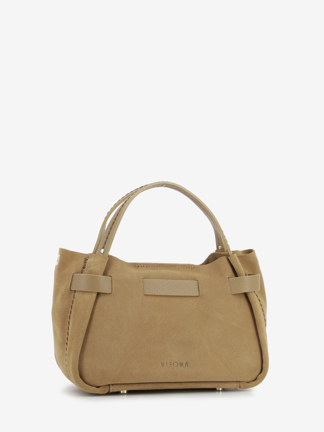 Borsa City in camoscio caramel