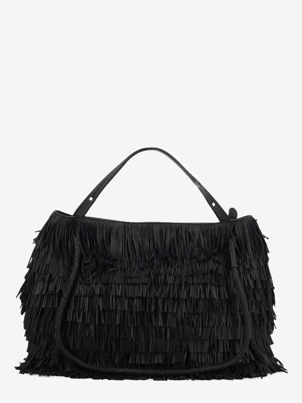 Borsa Diletta con frange nera