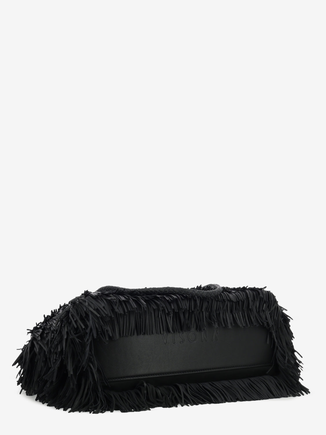 Borsa Diletta con frange nera