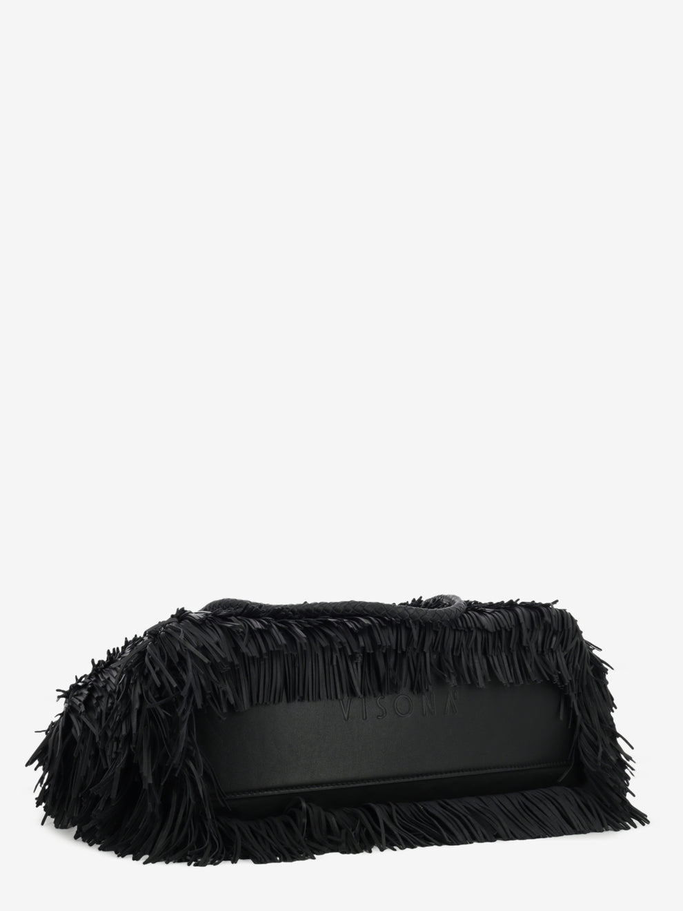 Borsa Diletta con frange nera