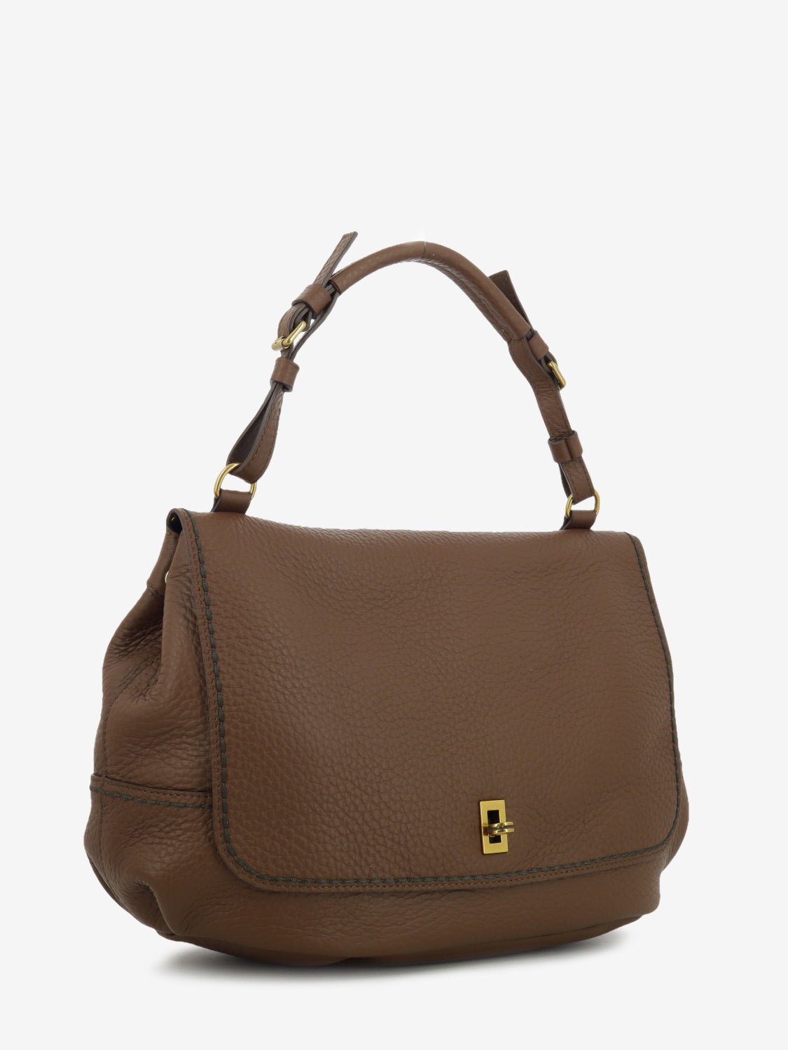 Borsa in pelle Felicita Queen noce