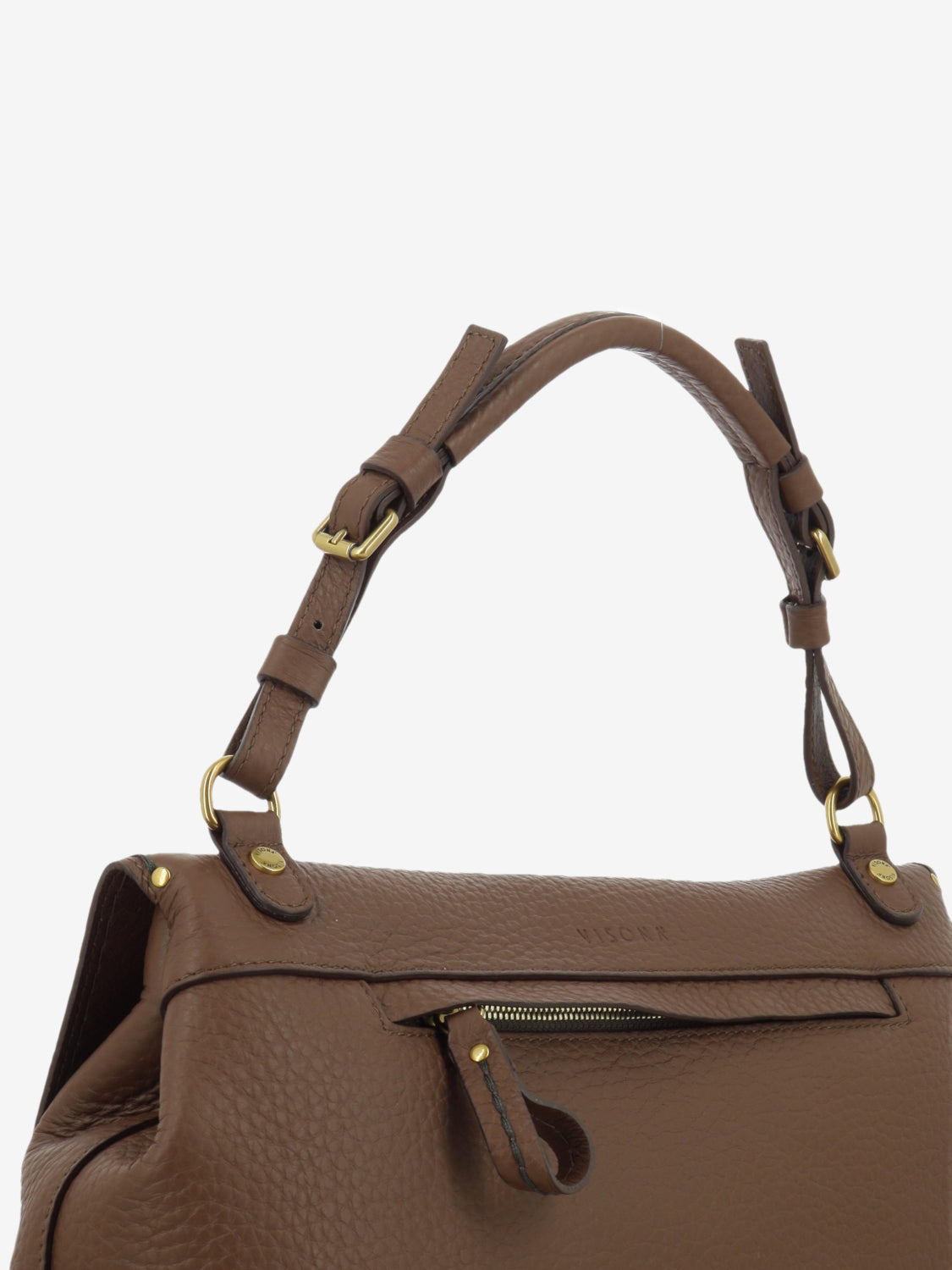 Borsa in pelle Felicita Queen noce