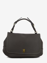 Borsa in pelle Felicita Queen testa di moro