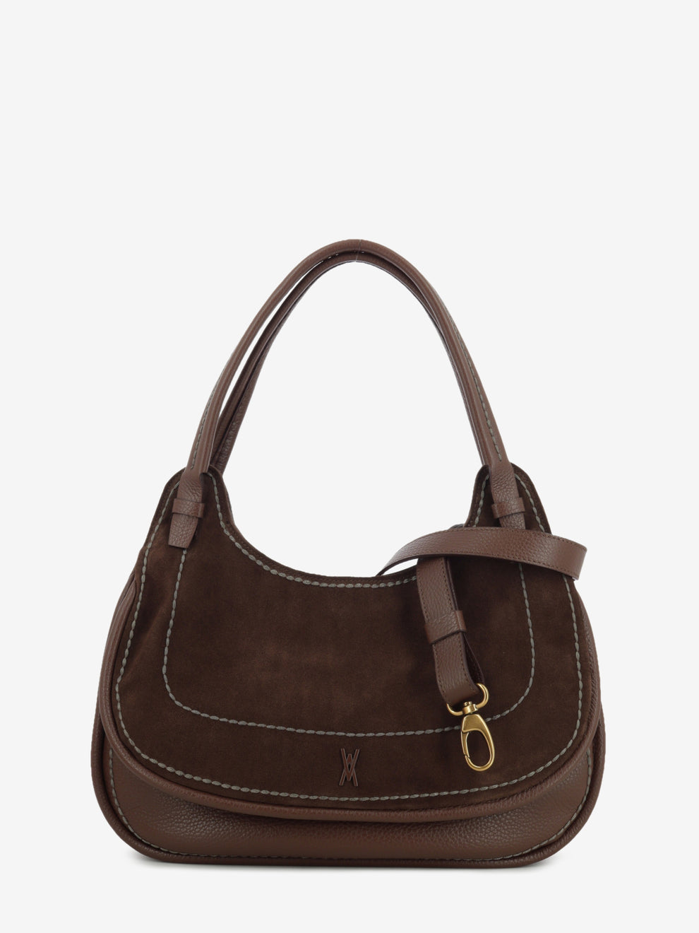 Borsa Luna in camoscio chocolate