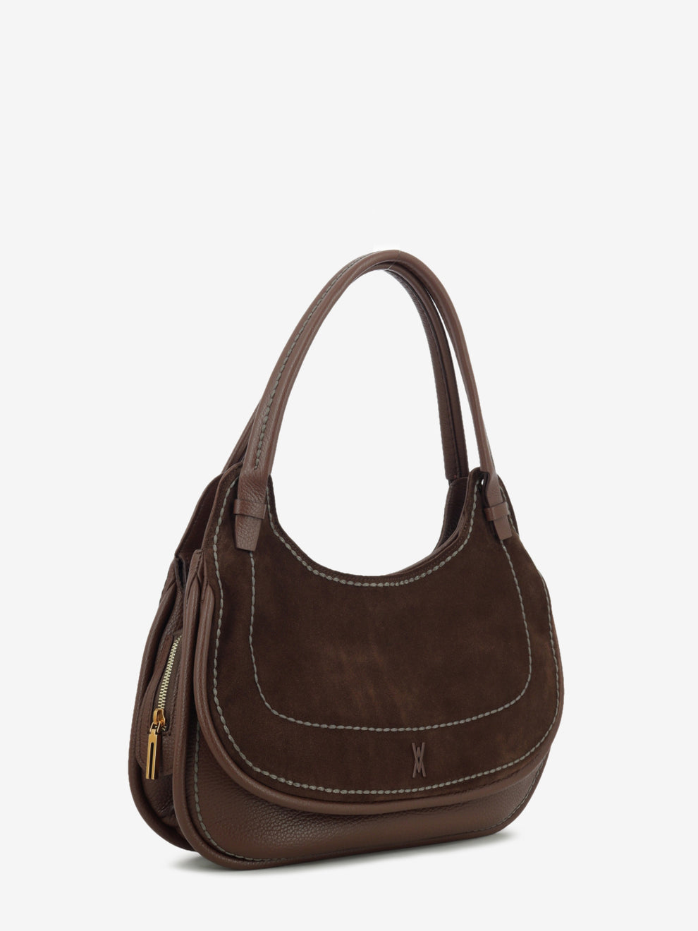 Borsa Luna in camoscio chocolate