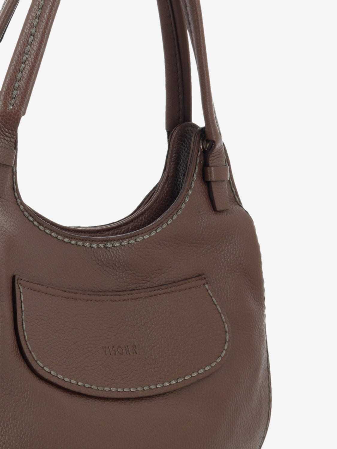 Borsa Luna in camoscio chocolate