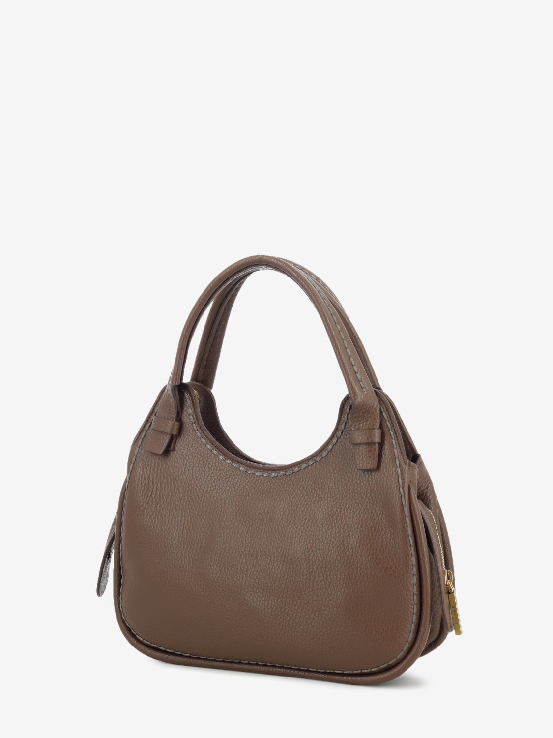 Borsa Luna in pelle chocolate