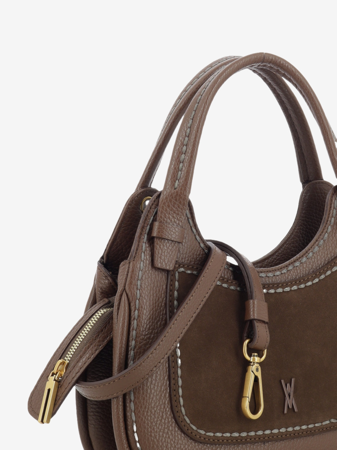 Borsa Luna in pelle chocolate