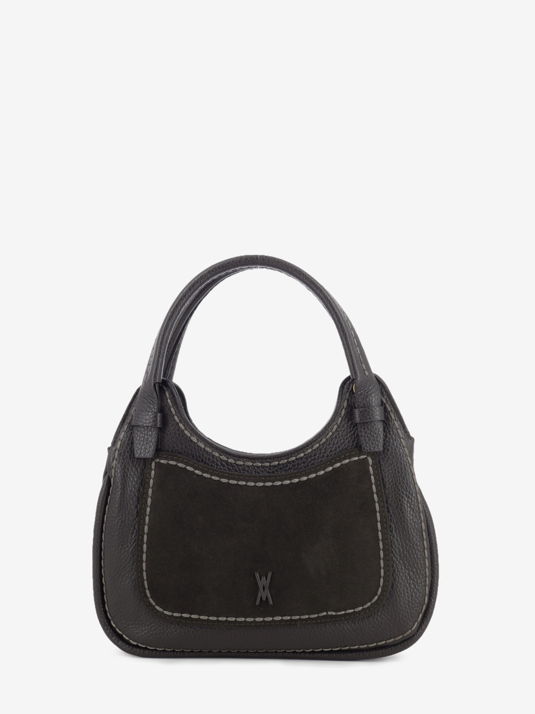 Borsa Luna in pelle ebony