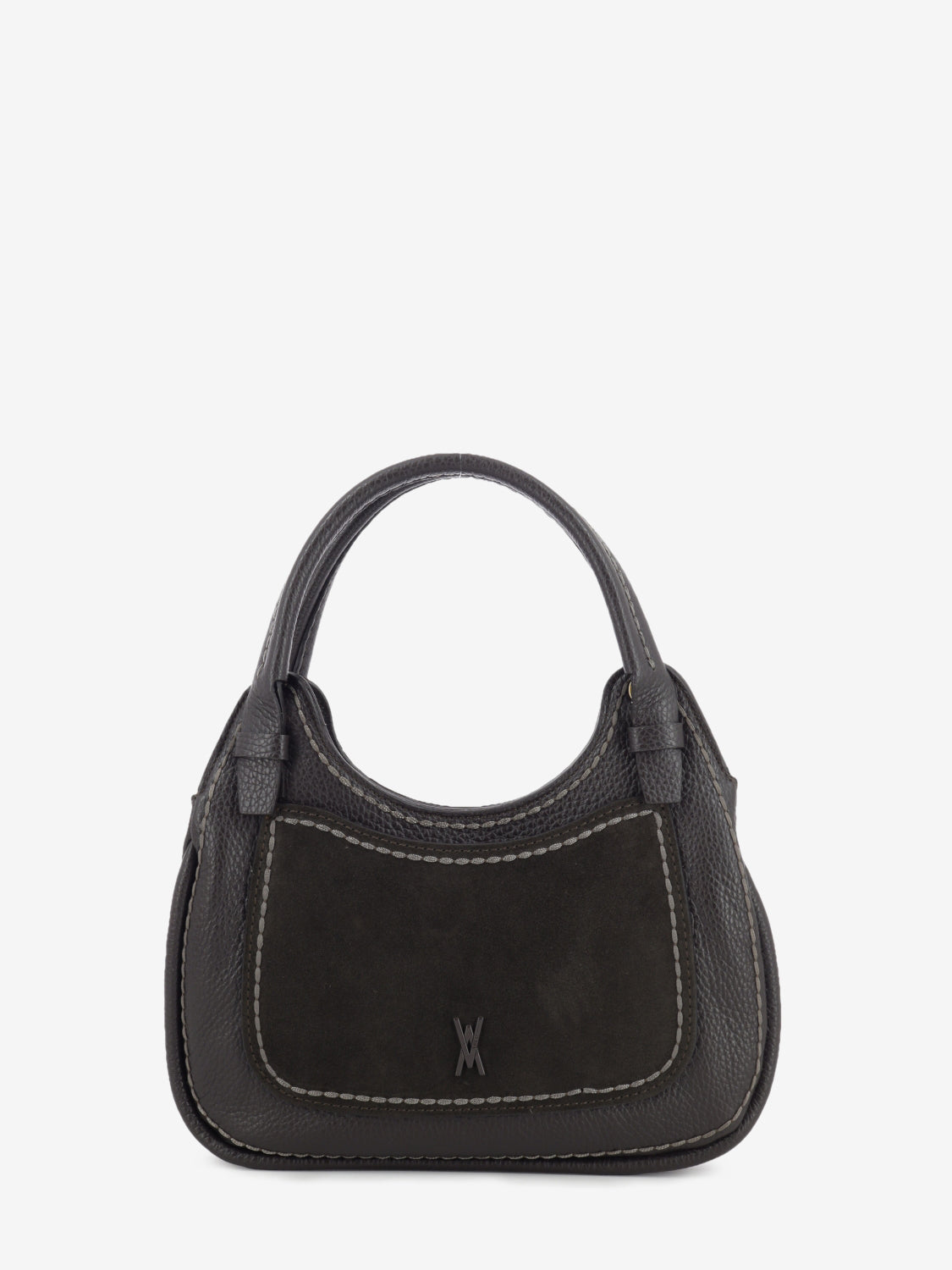 Borsa Luna in pelle ebony