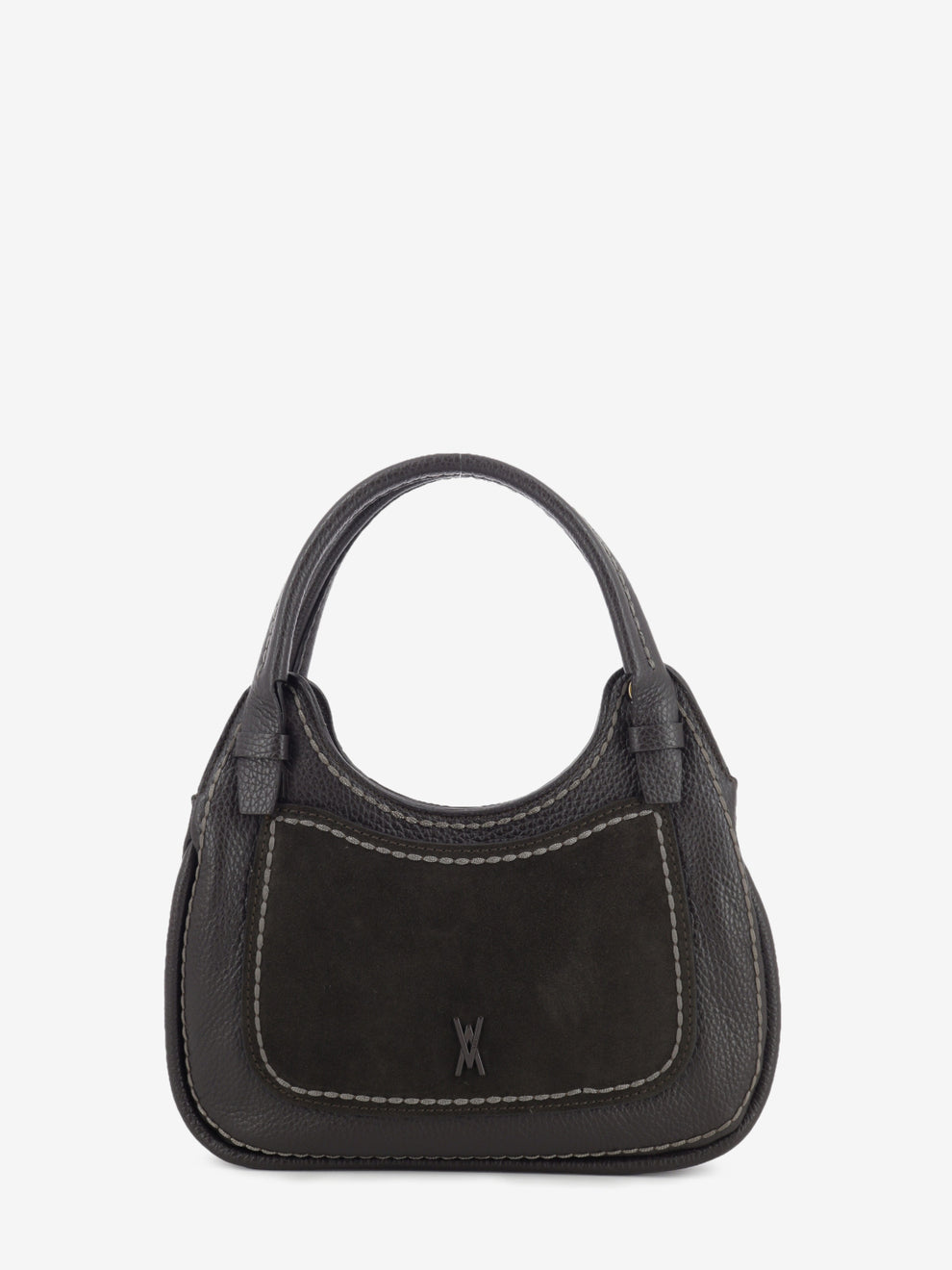 Borsa Luna in pelle ebony