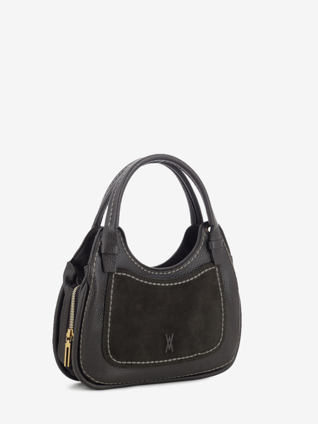 Borsa Luna in pelle ebony