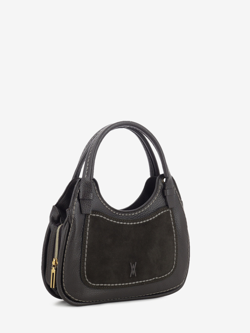 Borsa Luna in pelle ebony
