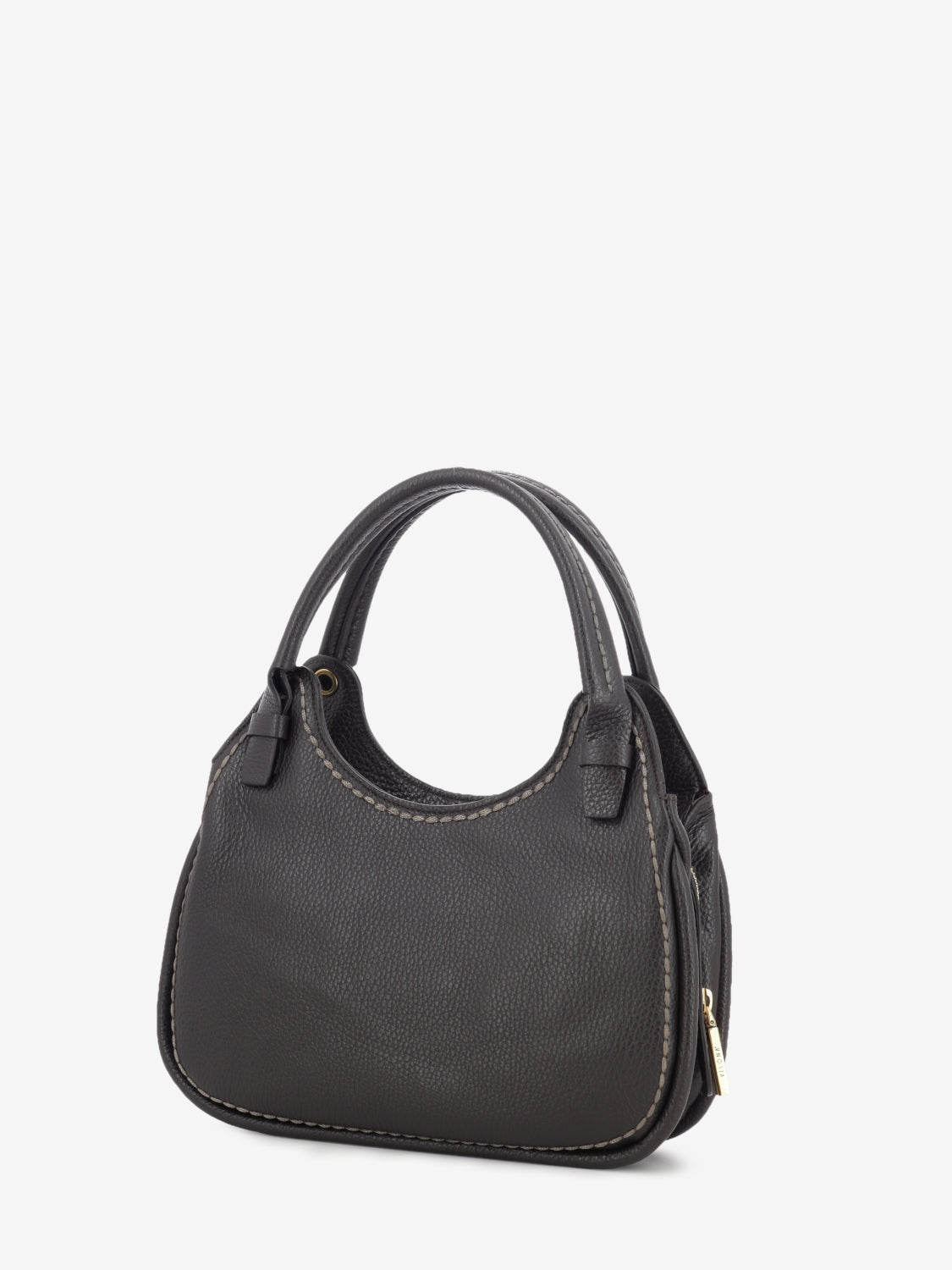 Borsa Luna in pelle ebony
