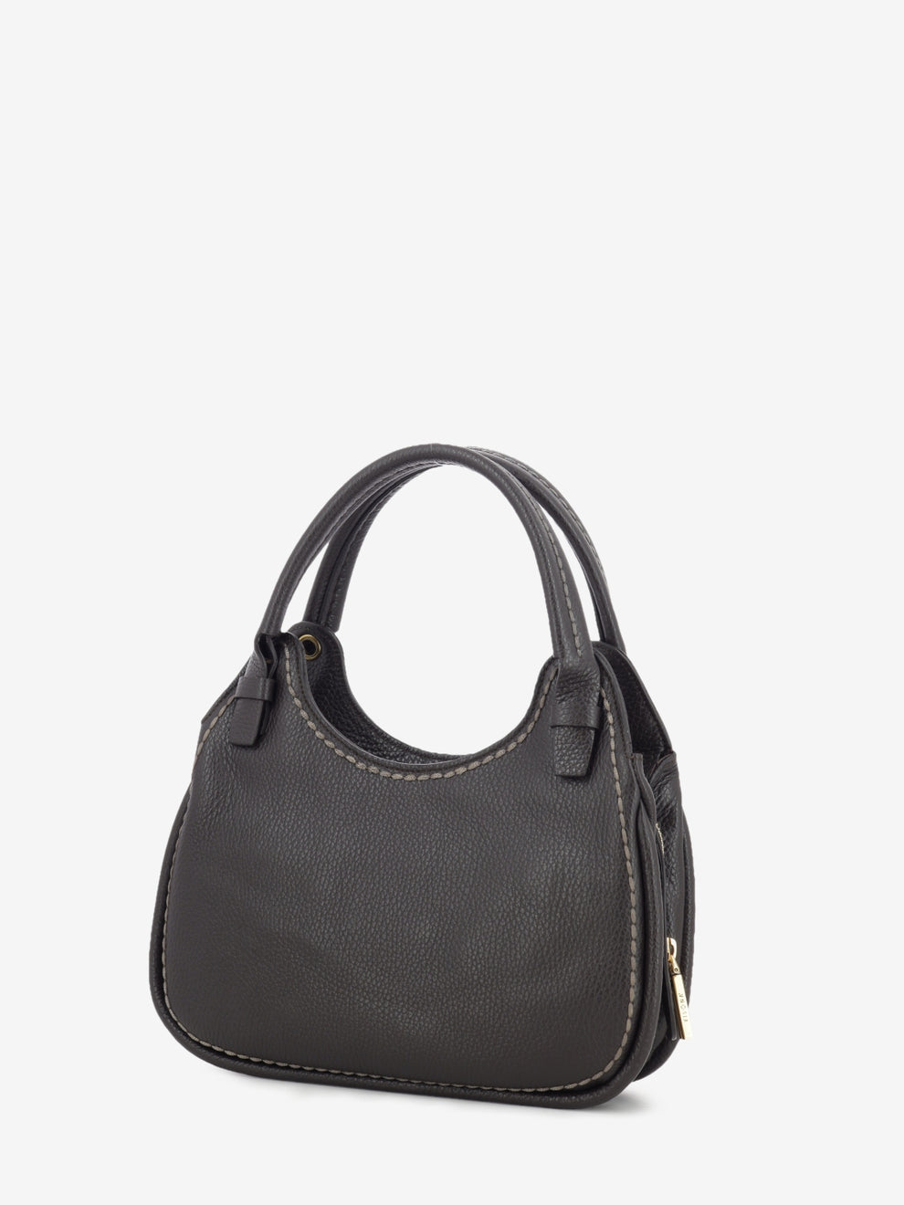 Borsa Luna in pelle ebony