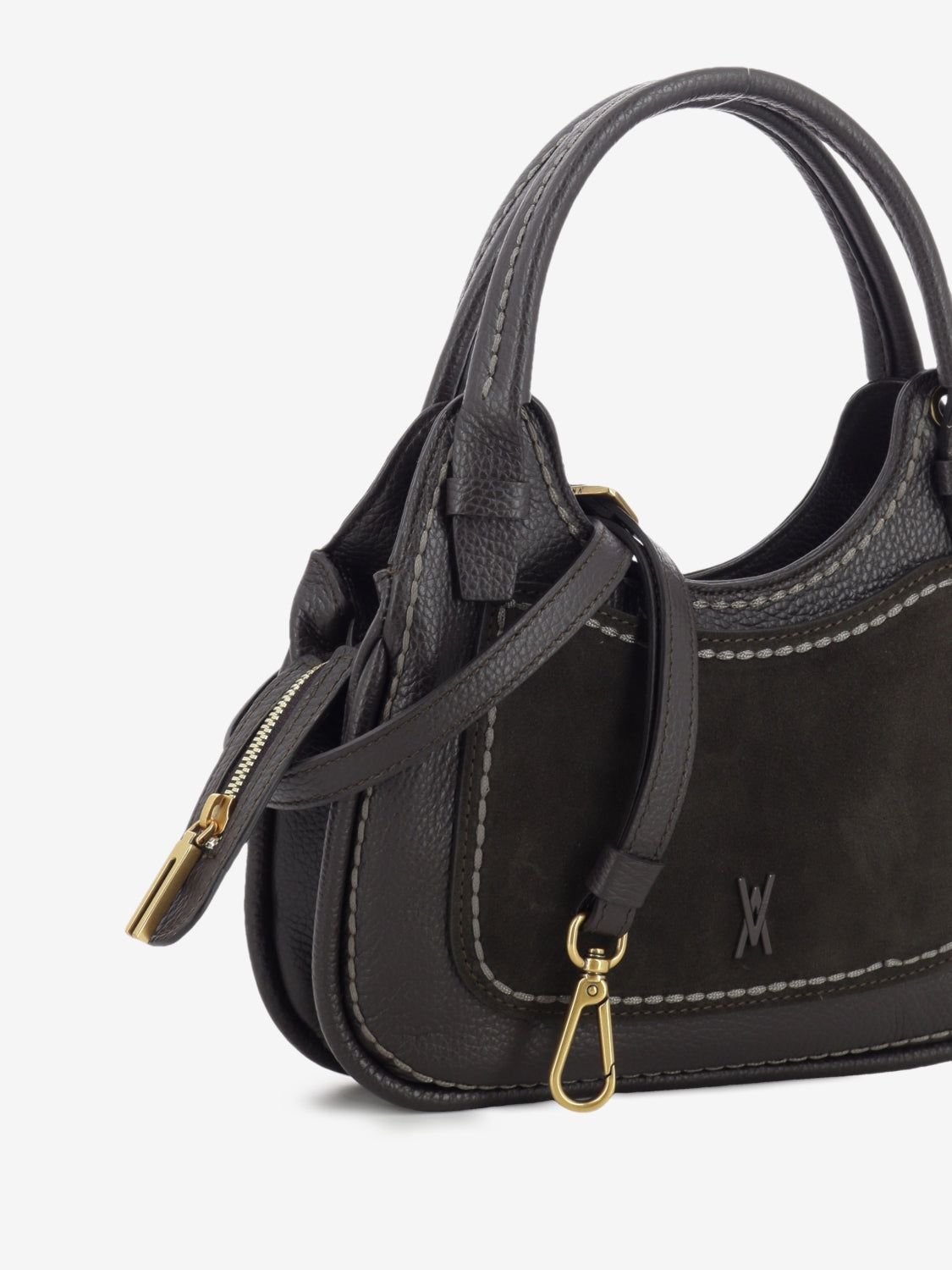 Borsa Luna in pelle ebony