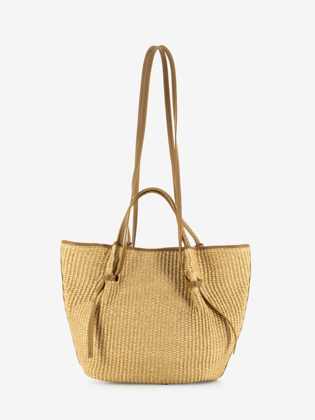 Small natural raffia bag