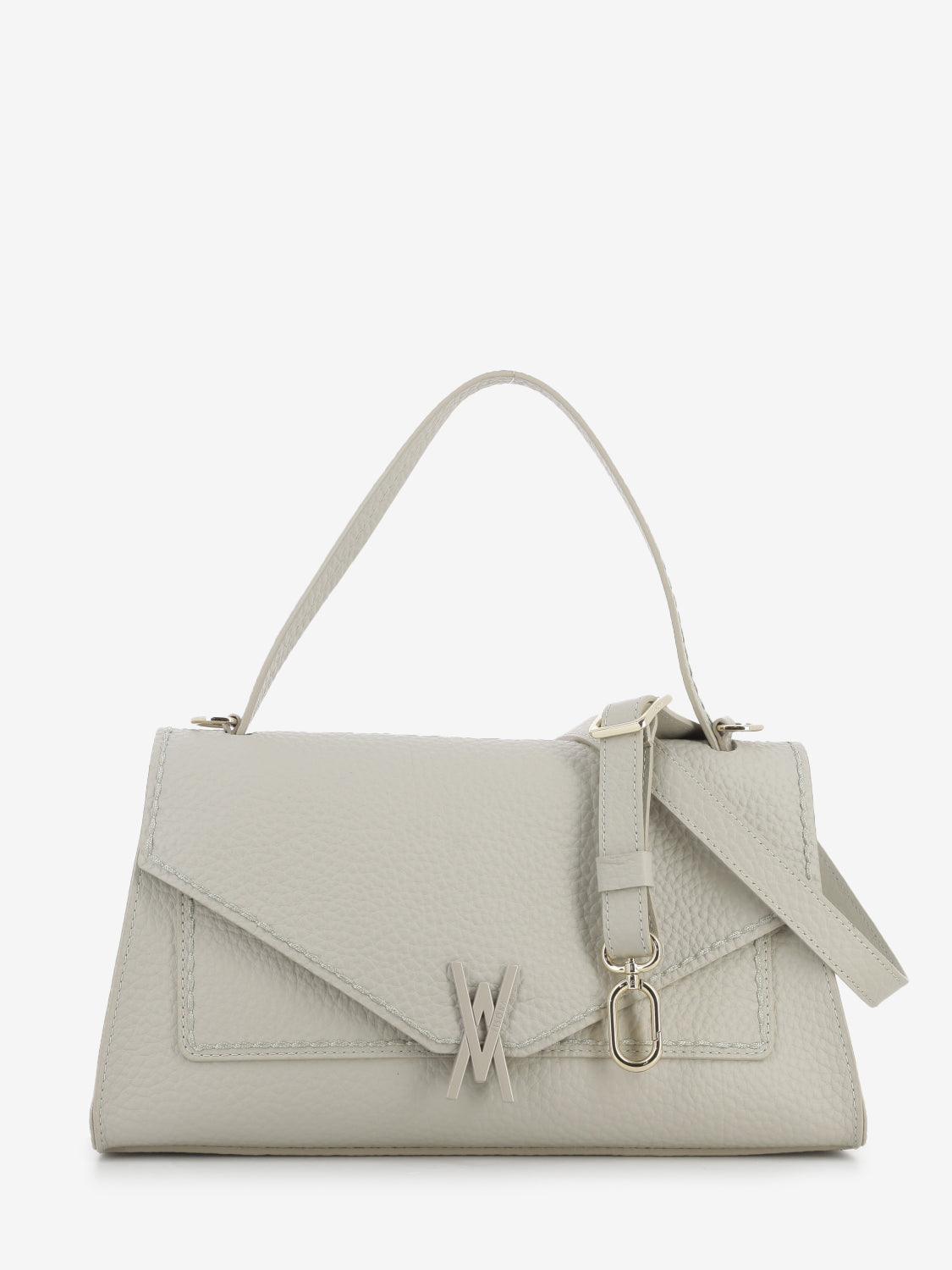 Borsa Queen con patta beige